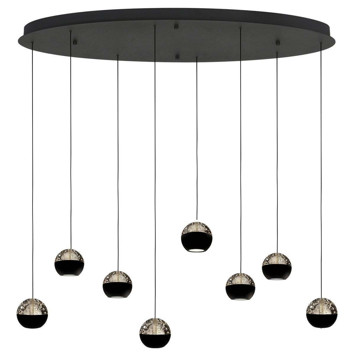 Suspension luminaire Belluno noir