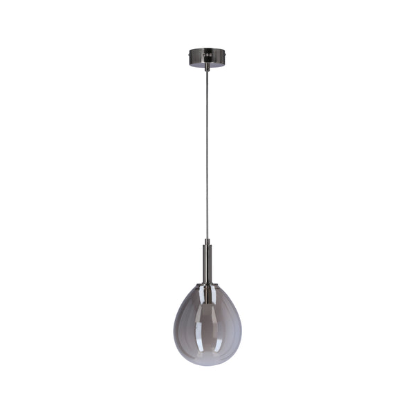 Suspension LED Lukka chromée, verre (réf. 50133211)