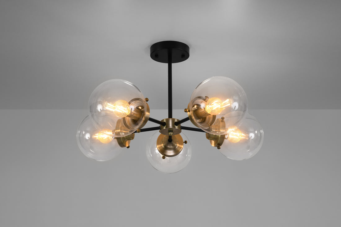Luminaire plafonnier | Lens Noir