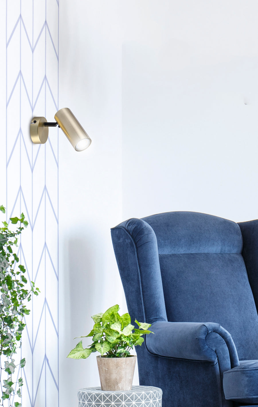 Applique murale Colly laiton