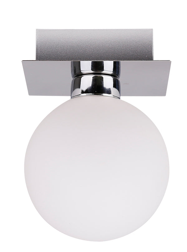 Plafonnier Oden blanc, verre