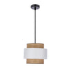 Suspension Forni marron, tissu