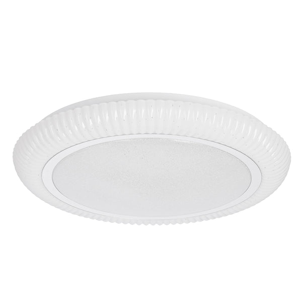 Plafonnier LED Gilly blanc