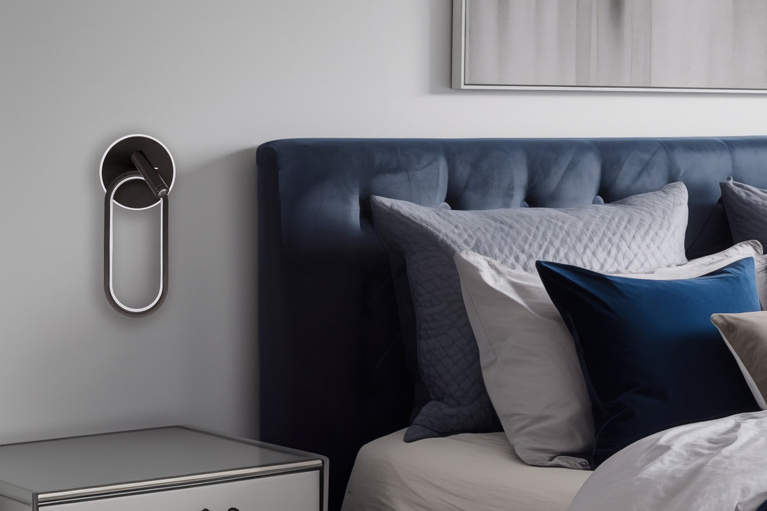 Applique murale LED Monet noire