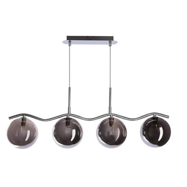Suspension luminaire | Lumo Chromée