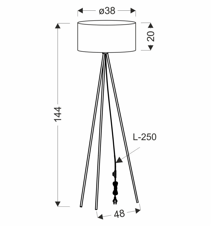 Lampadaire salon | Mossi