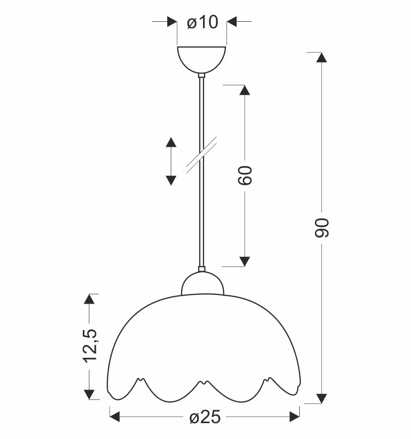 Suspension luminaire | Colori Blanche