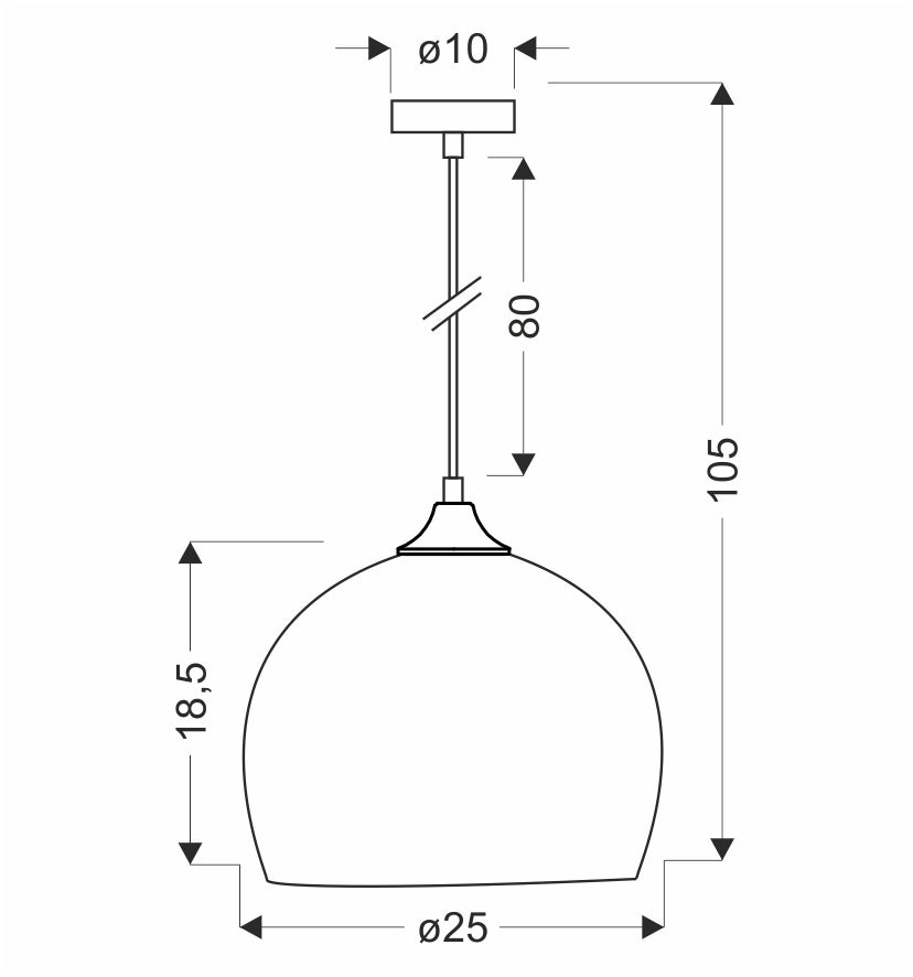 Suspension luminaire | Ponte