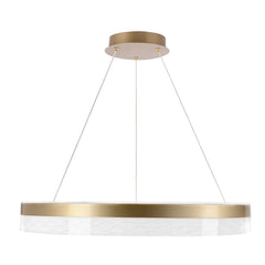 Suspension LED Gloris dorée