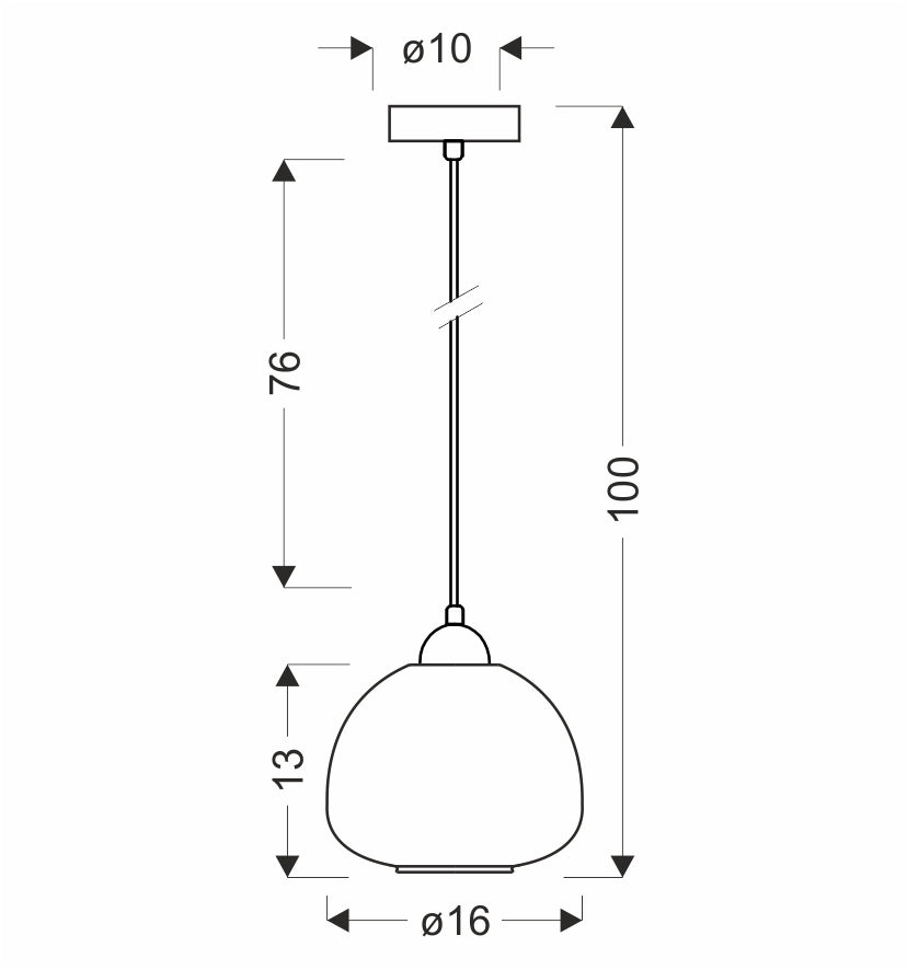 Suspension luminaire | Lunnelina