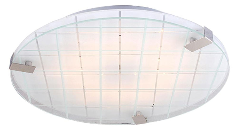 Plafonnier Noble 2 lumières, verre