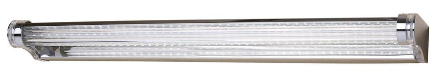 Applique murale LED Moderno chromée, L 58 cm