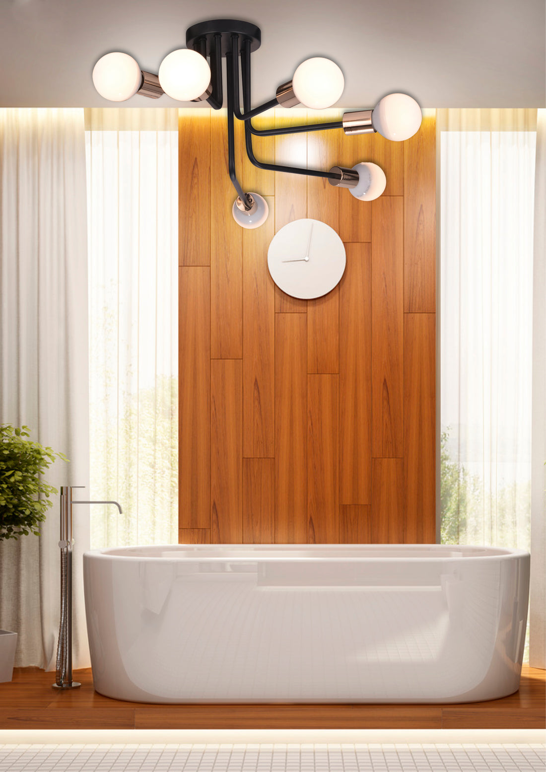 Suspension luminaire | Spill Noire