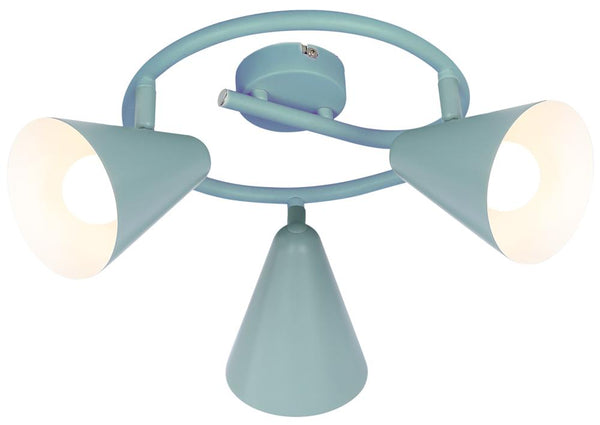 Plafonnier Amor 3 lumières gris mat
