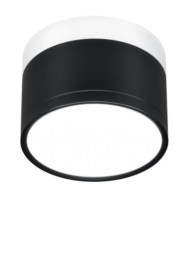 Spot plafond LED Tube noir et blanc