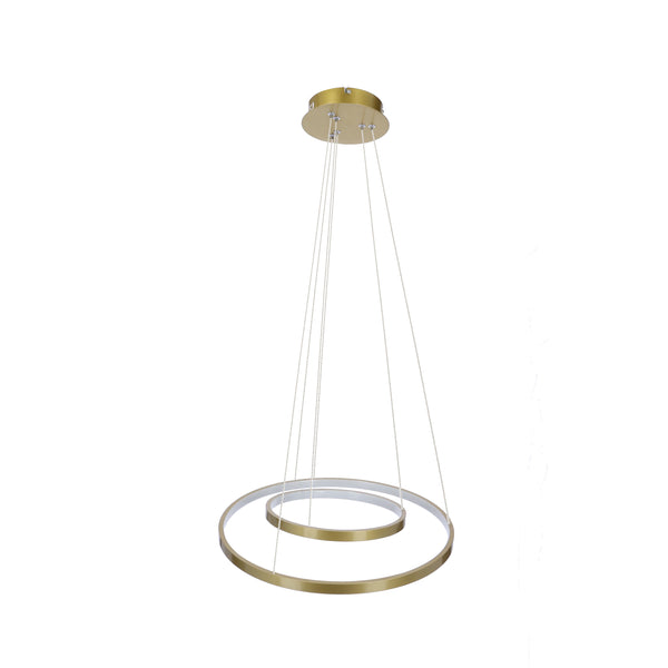 Suspension luminaire | Lune Dorée L 50 cm