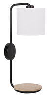 Applique murale Alpine noire, tissu
