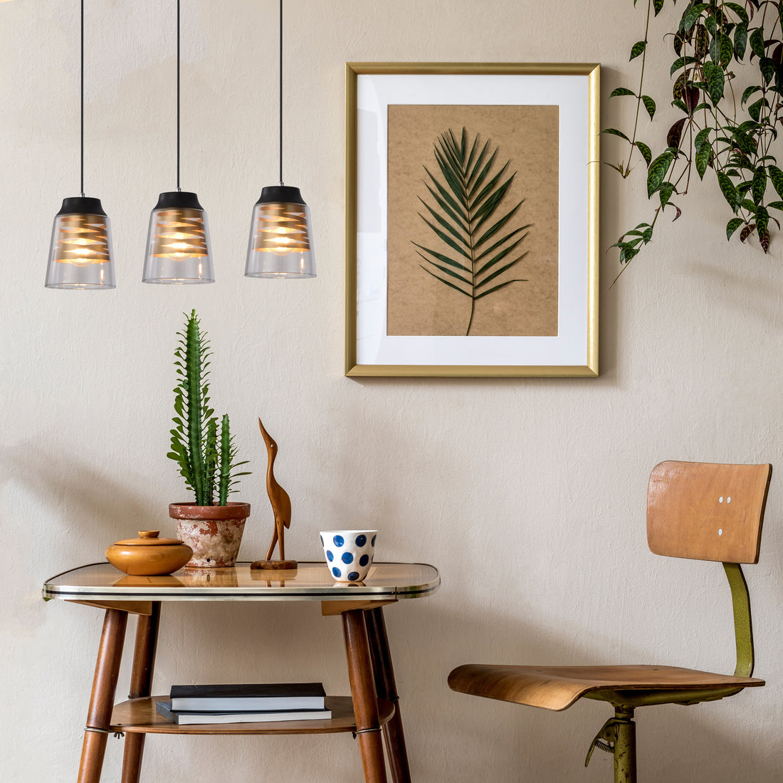 Suspension luminaire | Fresno Noire