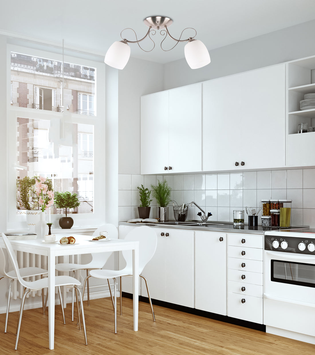 Suspension luminaire | Amba Chromée