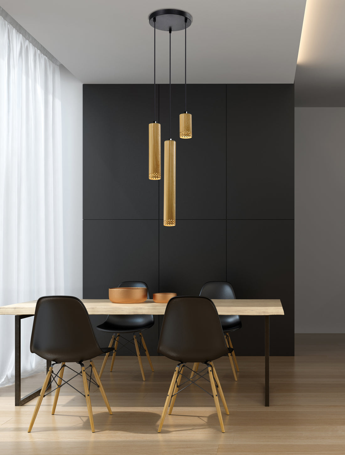 Suspension luminaire | Tubo Noire
