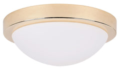 Plafonnier Roda doré, verre