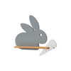 Applique murale LED Rabit pour chambre d'enfant grise, bois (réf. 21-84743)