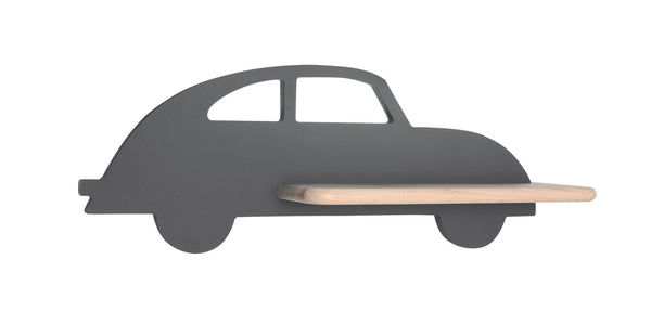 Applique murale LED Car pour chambre d'enfant, bois
