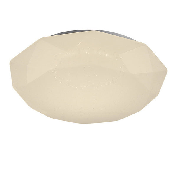 Plafonnier LED Diamante II blanc, Ø 51,5 cm, 3000 K