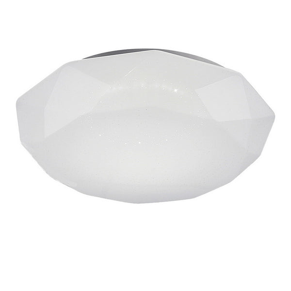 Plafonnier LED Diamante II blanc, Ø 51,5 cm, 5000 K
