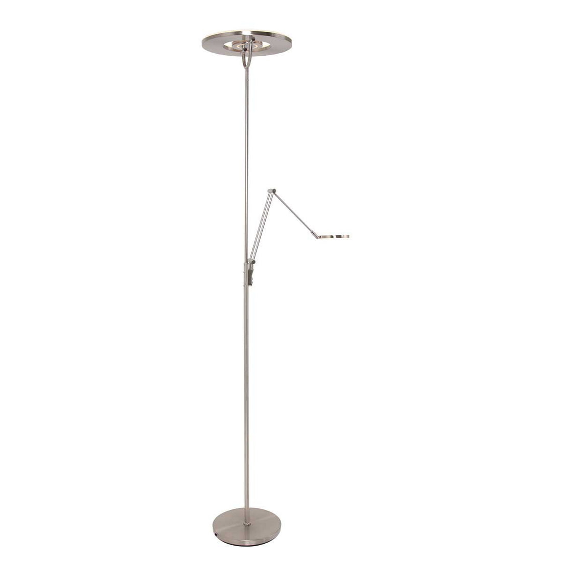 Stehlampe Soleil silberfarben