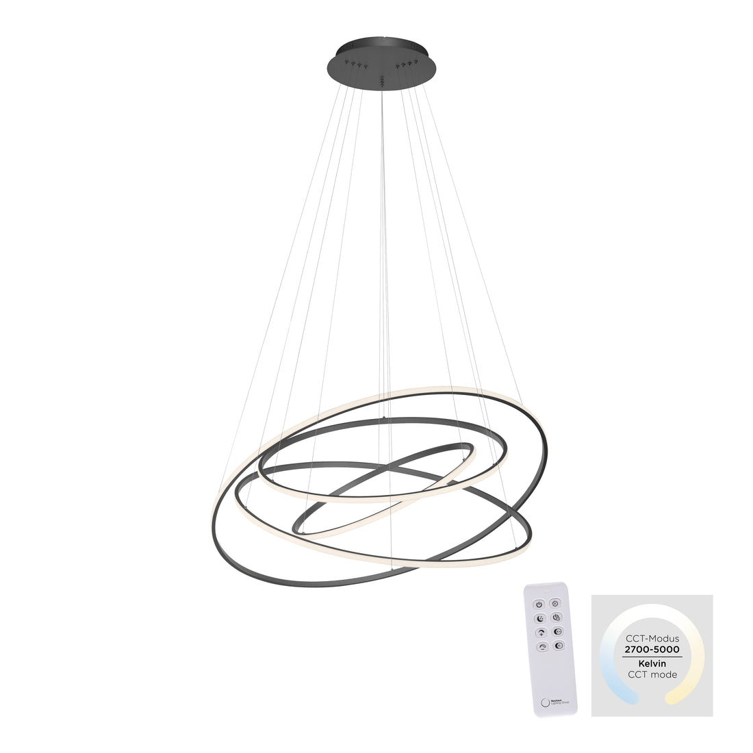 Suspension luminaire | Tessara Anthracite