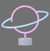 Lampe à poser Neon-Saturn multicolore