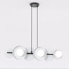 Suspension Model 6 lumières noire et grise