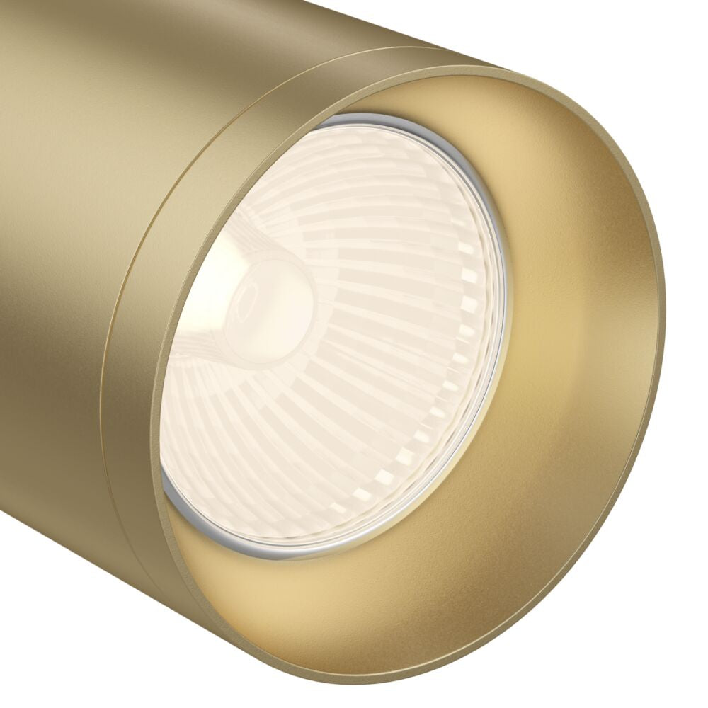Goldfarbene Deckenleuchte Focus