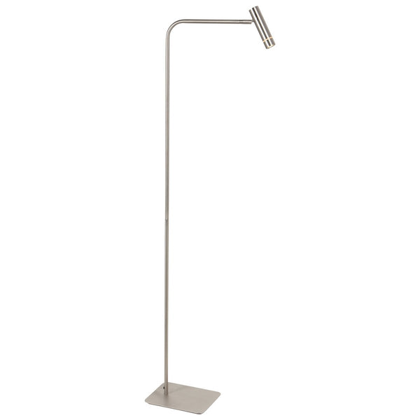 Stehlampe Volari silberfarben