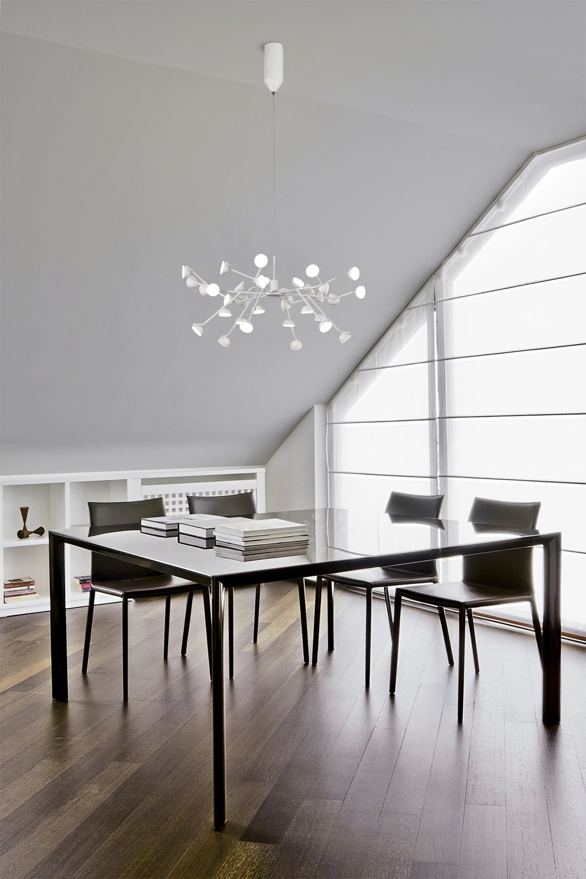 Suspension LED ADN grand modèle blanche