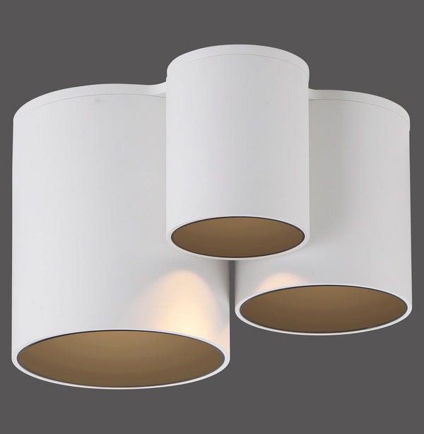 Plafonnier Pure Point blanc, L 18 cm