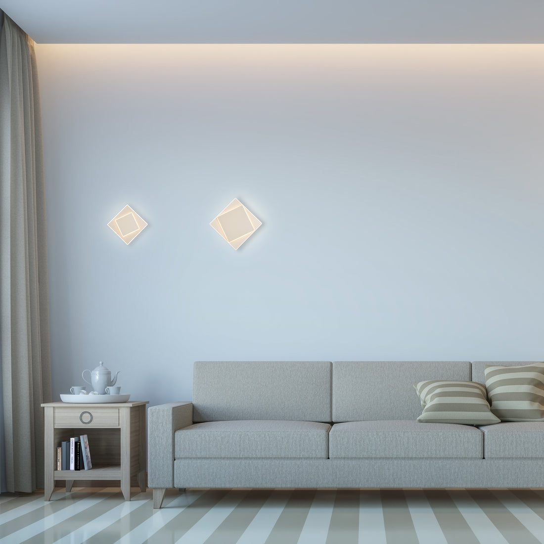 Applique murale LED Dakla, L 28 cm