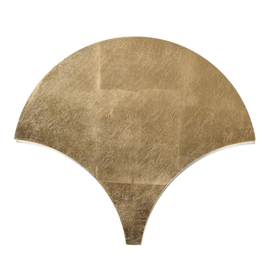 Applique murale LED Palm en métal, feuille d'or, hauteur 34 cm