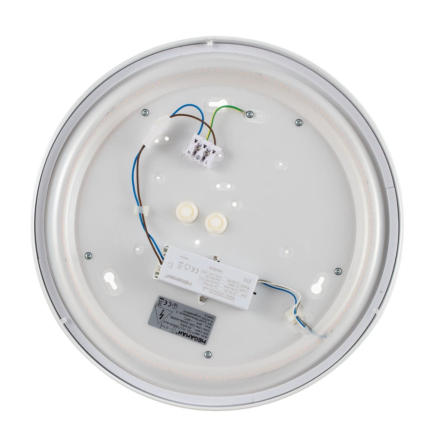 Applique murale LED Renzo+ ColorSelect Multilumen, blanc, Ø 39 cm, IP44