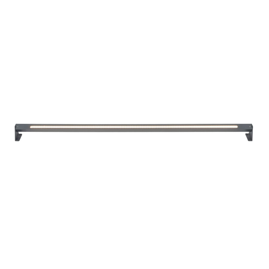 Projecteur de sol d'extérieur LED Wallis Gartia en verre, anthracite, hauteur 6,9 cm, IP65