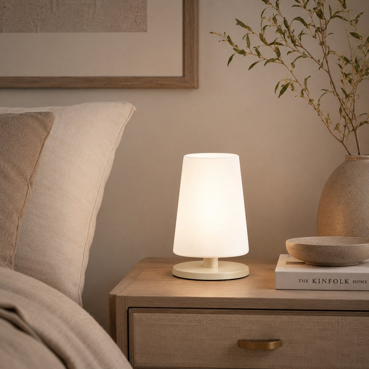 Lampe à poser Ancilla crème