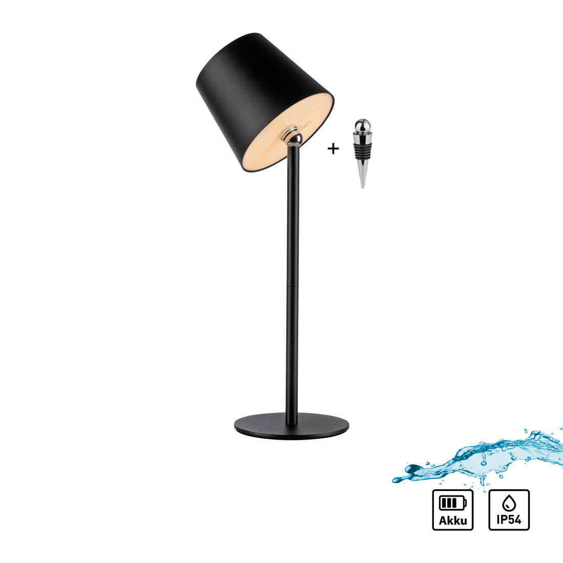 Lampe à poser Boteria noire