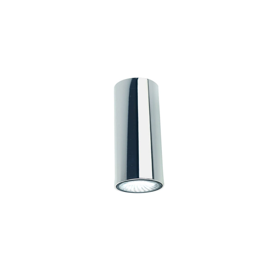 Applique murale Kronn Up Down en aluminium, chromé, 2 lumières, Ø 7 cm