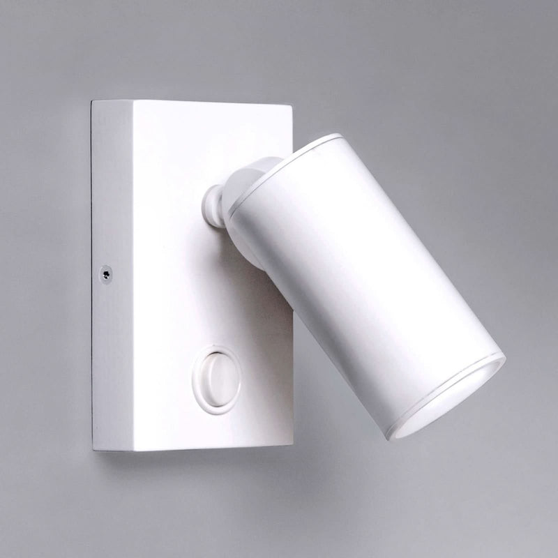 Applique murale LED Haul en aluminium, blanc, hauteur 10 cm