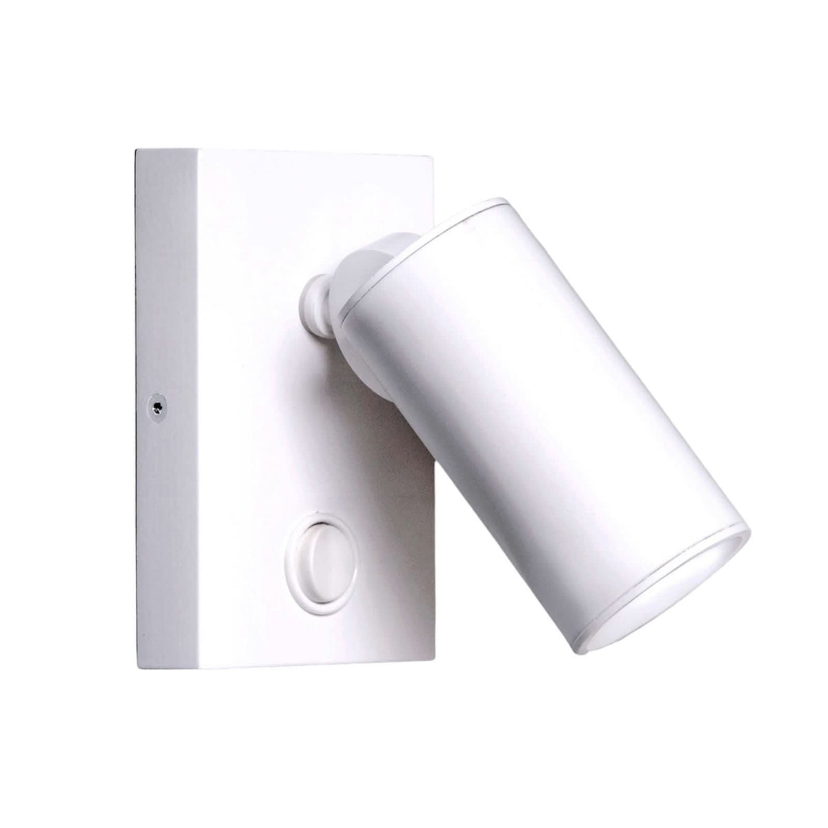 Applique murale LED Haul en aluminium, blanc, hauteur 10 cm