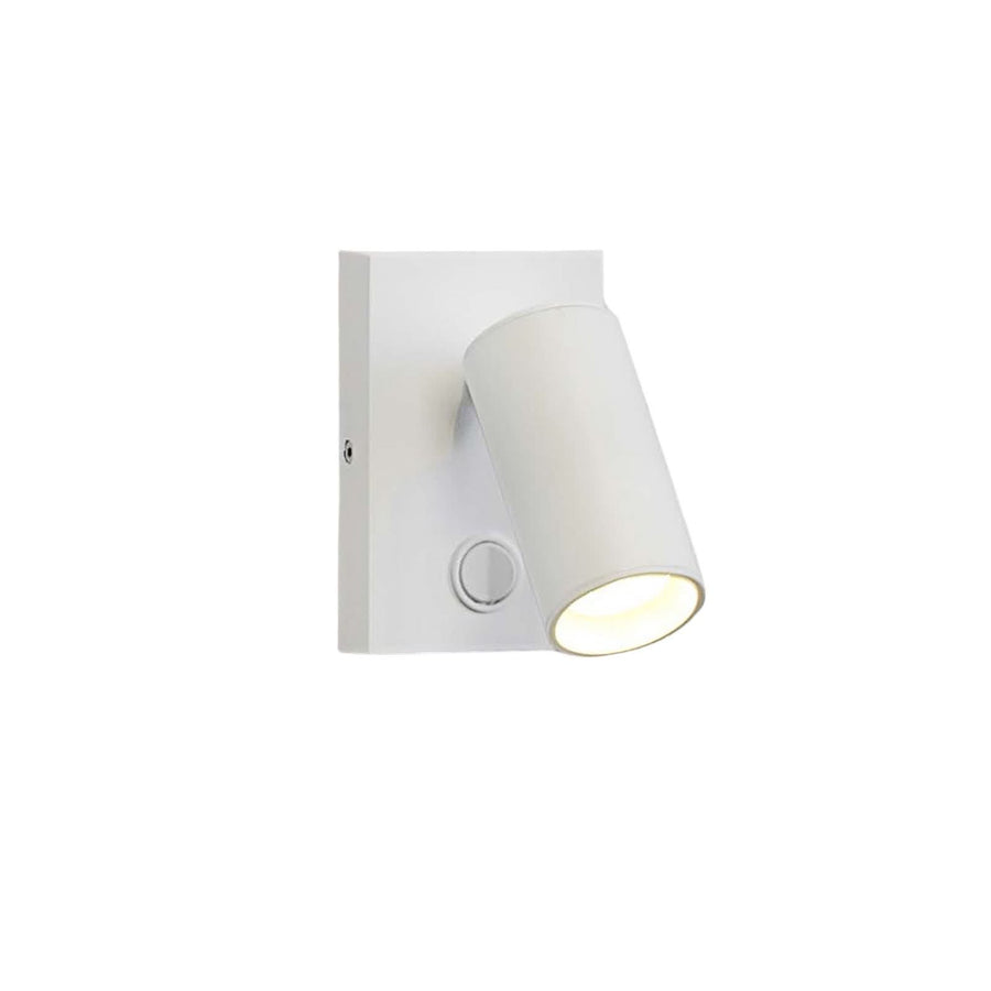 Applique murale LED Haul en aluminium, blanc, hauteur 10 cm