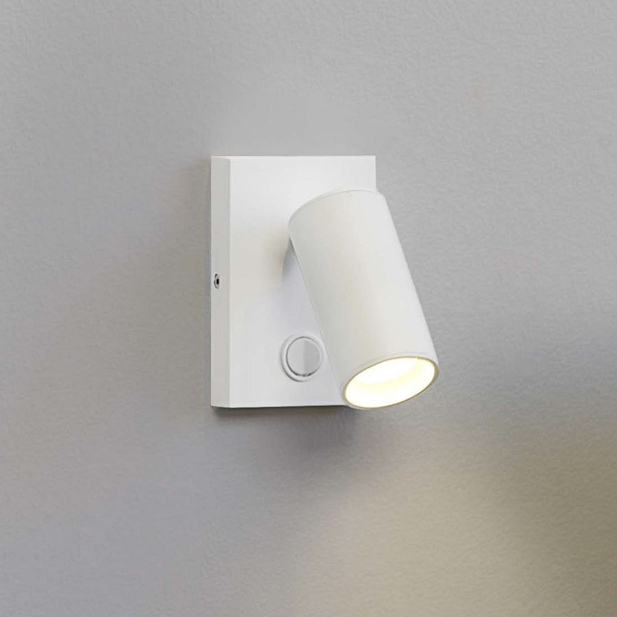 Applique murale LED Haul en aluminium, blanc, hauteur 10 cm