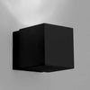 Applique murale Dau en aluminium, noir, hauteur 8,4 cm