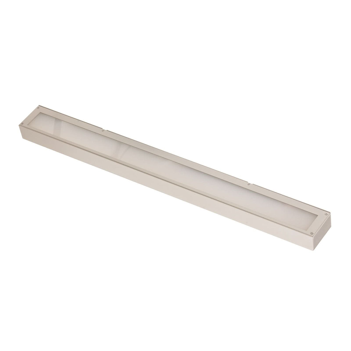 Applique murale LED Mera en acier, blanc, hauteur 4,5 cm, 3000 K, 24 W